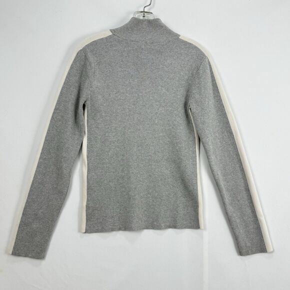 Ralph Lauren Polo Jeans Co RL67 Sweater Women Size M 1/4 Zip Mock Neck Vtg - Picture 2 of 12